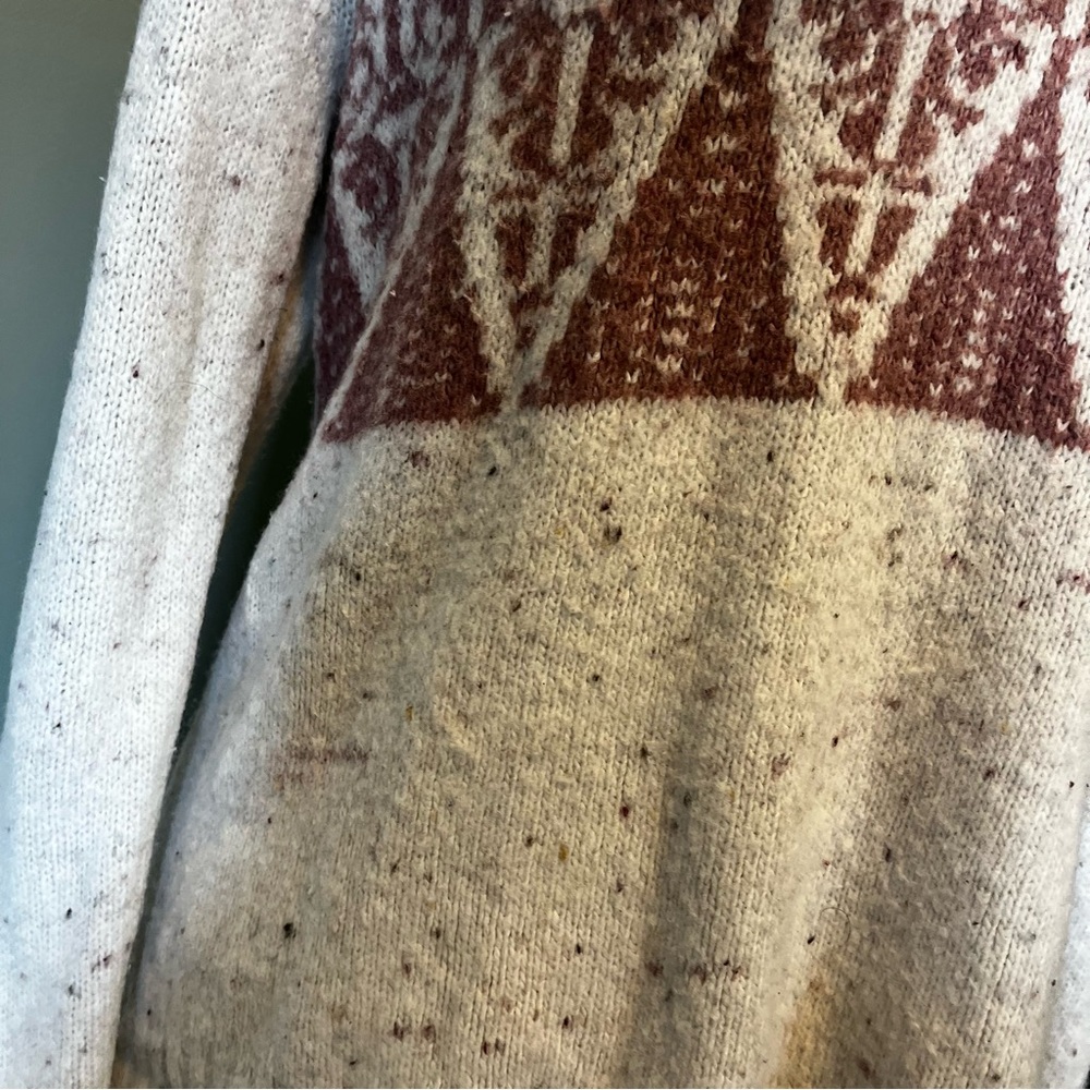 🌟Croft and barrow cream and textured sweater. Size large - Picture 3 of 8